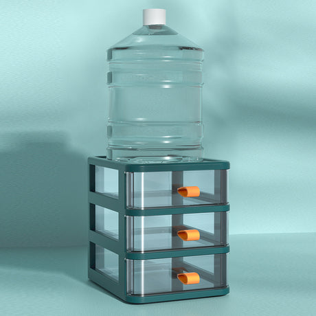 Green Drawer Style Stationery Cosmetic Storage Box