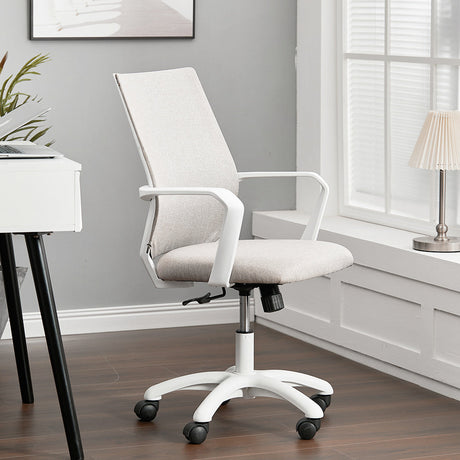 Fabric Office Chair, Khaiki