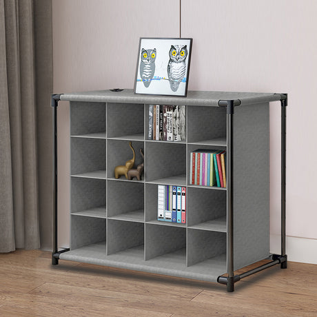 16 Cube Fabric Shoe Storage Rack