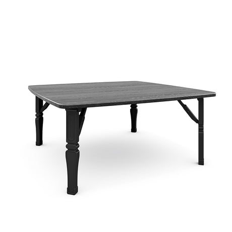 Folding Square Wooden Durable MDF Coffee Table Compact Modern Small Apartment Table