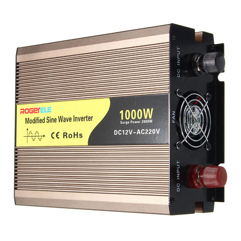 1000W DC 12V to AC 220V Modified Sine Wave Car Power Inverter Adapter Converter