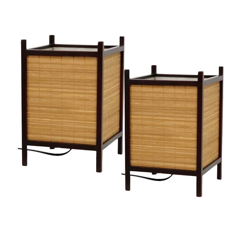 (Set of 2) Japanese Kobayashi Table Lamps