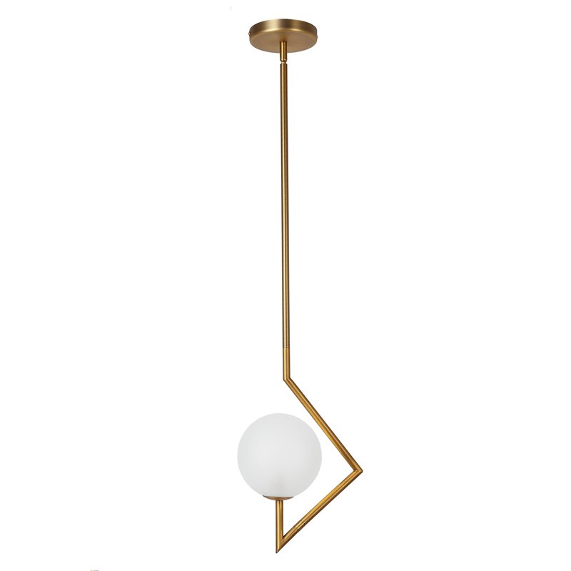 1 Light Incandescent Pendant Vintage Bronze Finish
