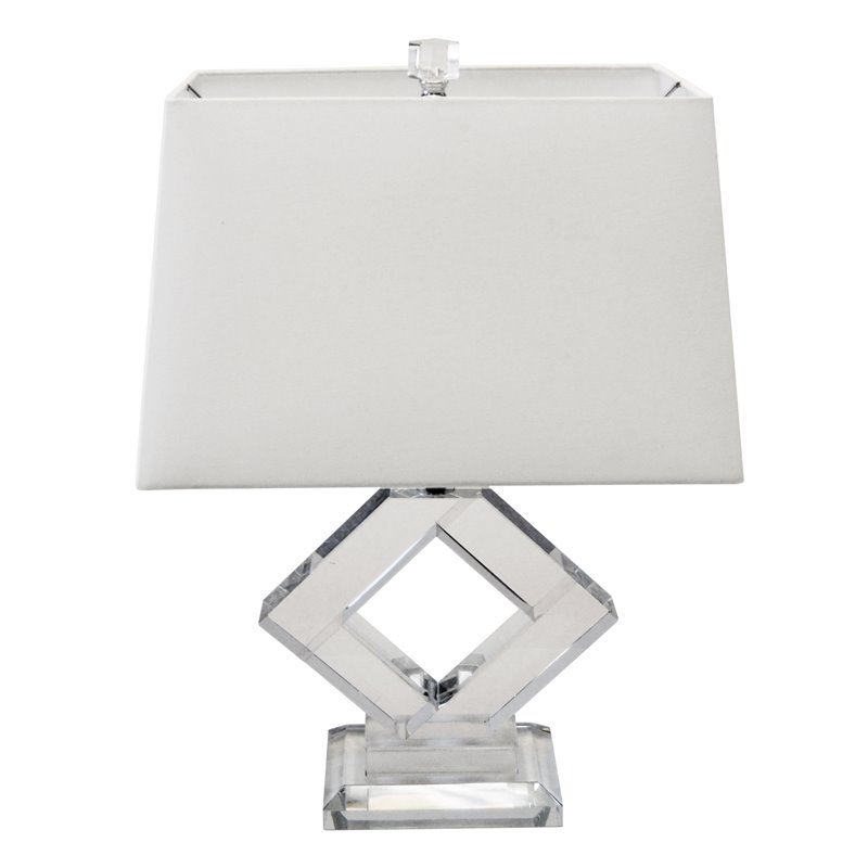 1 Light Table Lamp Polished Chrome Finish