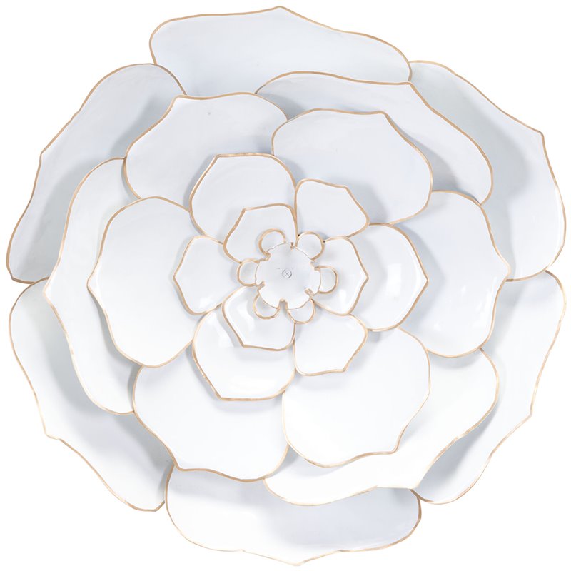 ZUO Rosita Wall Sculpture in White