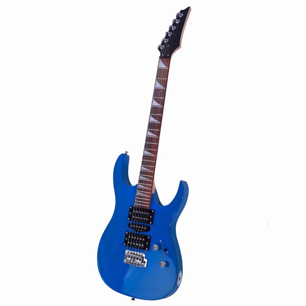 170 Burning Fire Style Professional Electric Guitar with HSH Acoustic Pick-up Blue