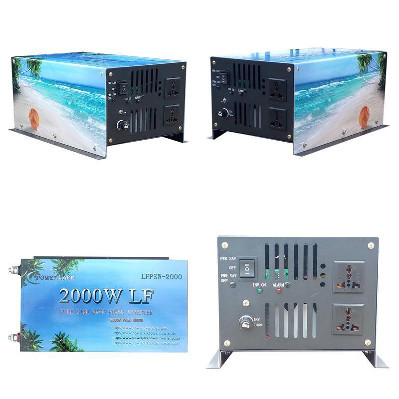 (1) 8000W peak 2000W LF Pure Sine Wave Power Inverter DC 12V to AC 110V 60Hz