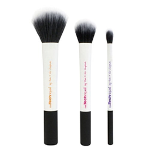 (6 Pack) REAL TECHNIQUES Duo Fiber Collection - Limited Edition - White