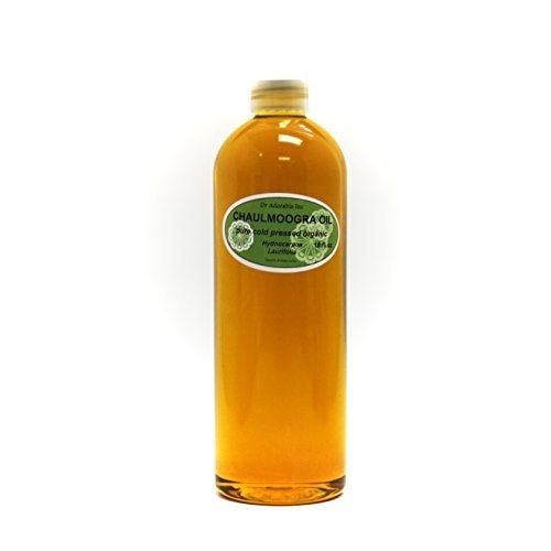 16 OZ CHAULMOOGRA Oil by DR.Adorable 100% Pure Organic Cold Pressed