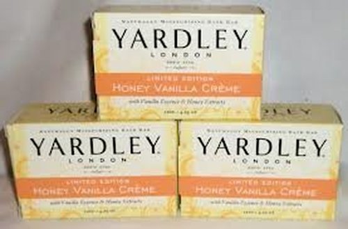 (8 pack) Yardley Soap Natural Limited Edition Honey Vanilla Creme Essence 4.25 oz. Bars