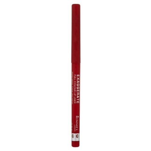 (6 Pack) RIMMEL LONDON Exaggerate Full Colour Lip Liner - Red Diva