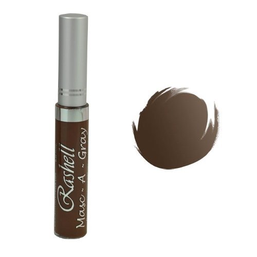 (6 Pack) RASHELL Masc-A-Gray Hair Color Mascara - Coffee