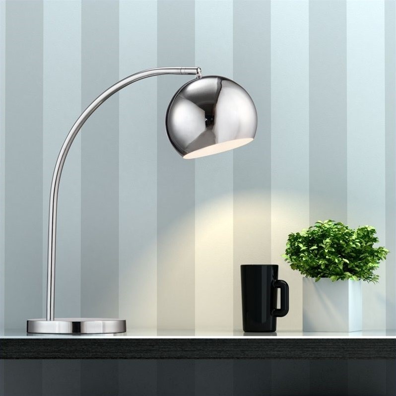 Zuo Solaris Table Lamp in Chrome