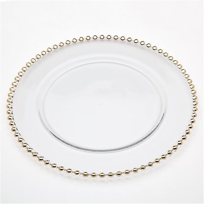 13 in. Chesterfield Charger Plate, Gold