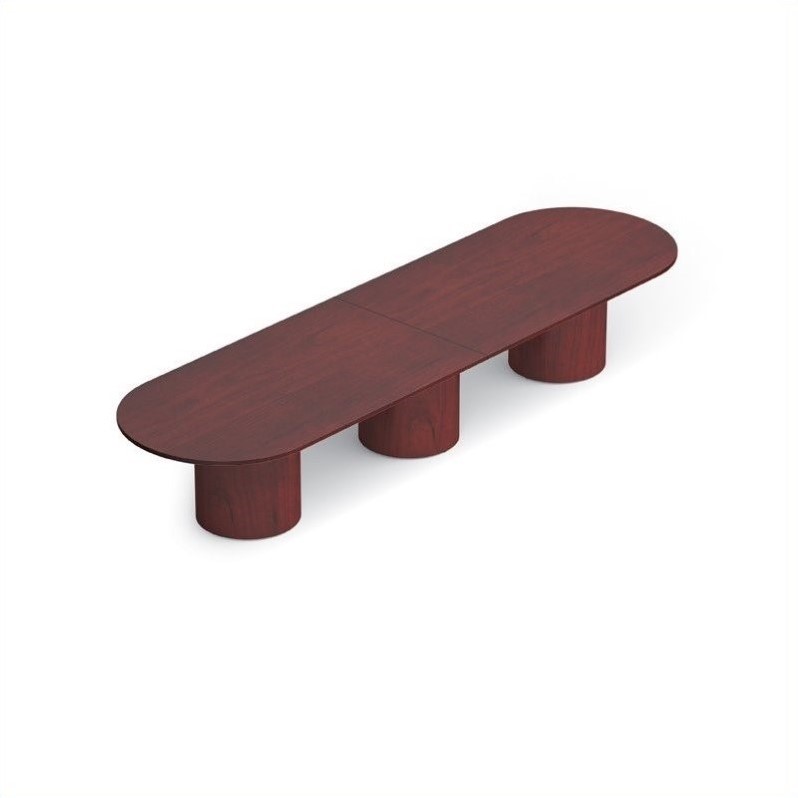 168" Racetrack Conference Table in Cordovan