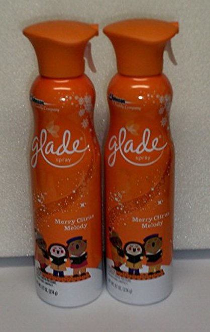 (2 Pack) Glade Spray - Limited Edition - Merry Citrus Melody - 9.7 oz each