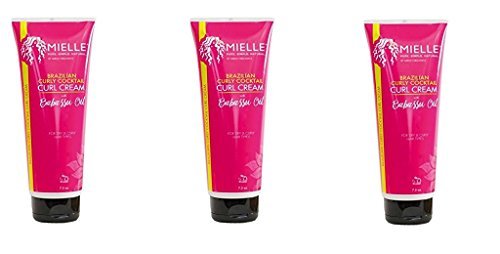 [ VALUE PACK OF 3] Mielle Organics Brazilian Curly Cocktail Curl Cream (7.5 oz.)