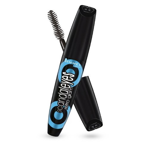 (6 Pack) RIMMEL LONDON Scandaleyes Retro Glam Waterproof Mascara - Waterproof - Black