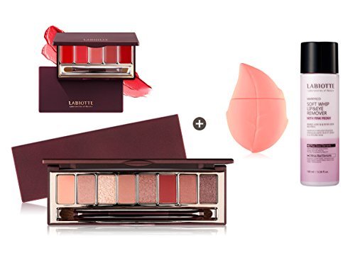 [LABIOTTE] Chateau Wine Lip Palette 3.5g + Wine Eye Shadow Palette 8.8g SET #02 (Sweet Wine)
