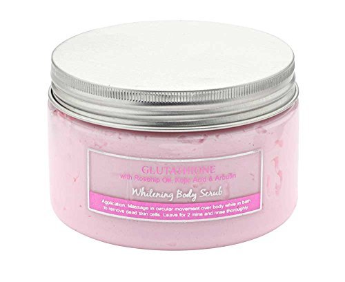 12 Jars of Premium Whitening Scrub with Glutathione, Arbutin, Rosehip & Kojic Acid