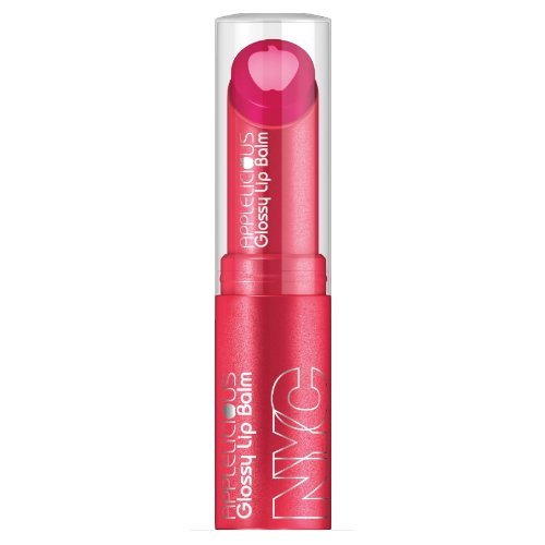(6 Pack) NYC Applelicious Glossy Lip Balm - Applelicious Pink