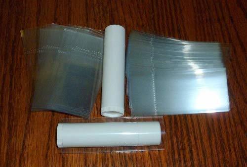 1000 Clear Shrink Wrap Bands Sleeves for Lip Balm (Chapstick) Tubes