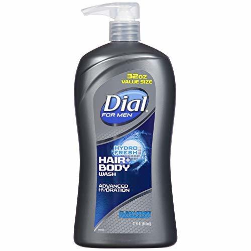 .Dial for Men Hair + Body Wash, Hydro Fresh, 32 Fluid Ounces (4-Pack (32 ounces))