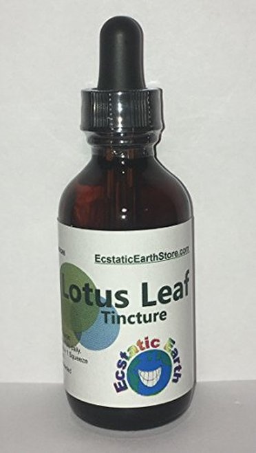 100% Organic Lotus Leaf Tincture ~ 4 Ounce Bottle ~