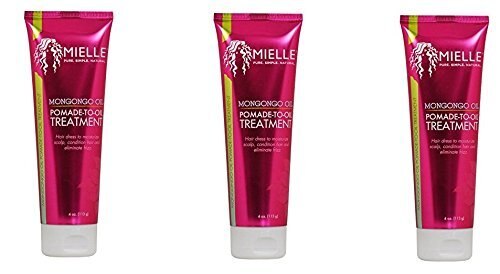 [ VALUE PACK OF 3] Mielle Organics Mongongo Oil Pomade To Oil Treatment 4oz