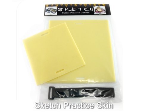 (10-Pack) SKETCH Tattoo Practice Skin Thick Like Real Skin 8 x 8