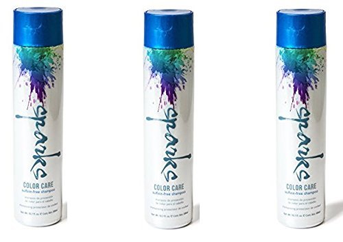 [ VALUE PACK OF 3] SPARKS COLOR CARE SULFATE-FREE SHAMPOO 10.1 OUNCE