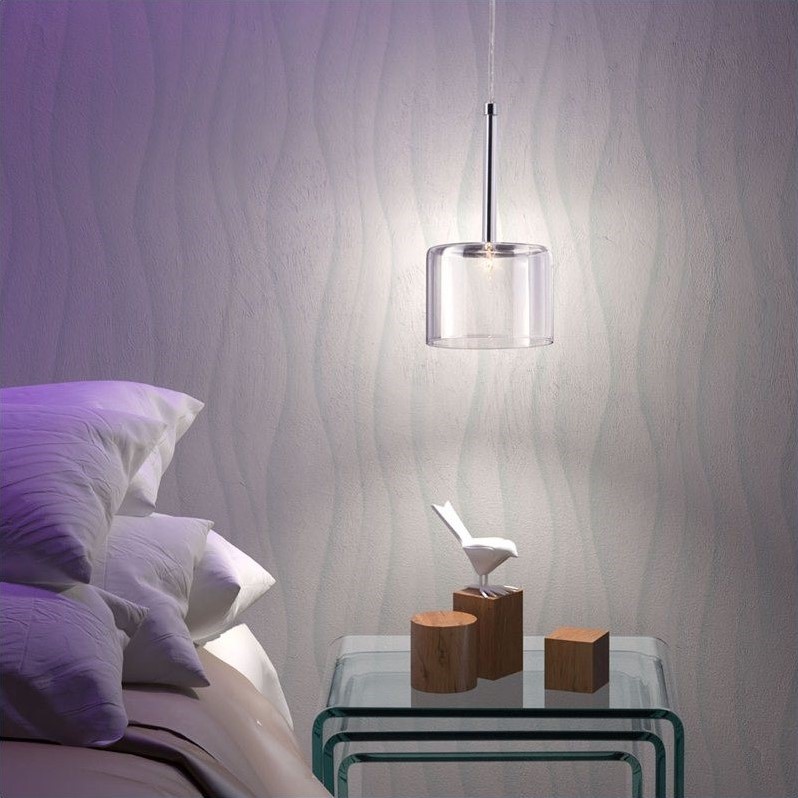Zuo Storm Ceiling Lamp in Clear