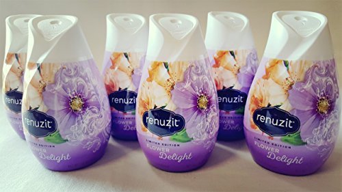 10 Renuzit Limited Edition Flower Delight Scent Solid Cone Gel Air Freshener 7oz