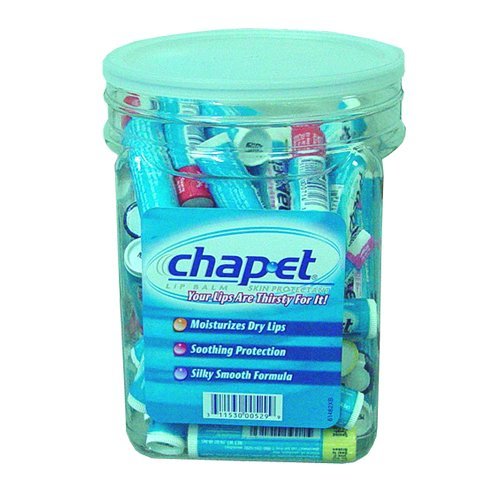chap-et Assorted Medicated Lip Balm (Jar of 48)