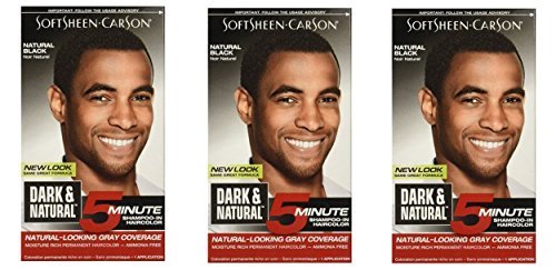 [VALUE PACK OF 3] DARK AND LOVELY MEN COLOR FOR MEN (NATURAL BLACK)