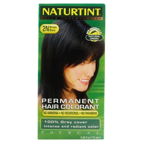 (10 PACK) - Naturtint - Hair Dye - 2N Brown Black | 135ml | 10 PACK BUNDLE