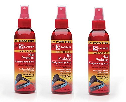 [VALUE PACK OF 3] FANTASIA IC HEAT PROTECTOR STRAIGHTENING SPRAY 6 OZ