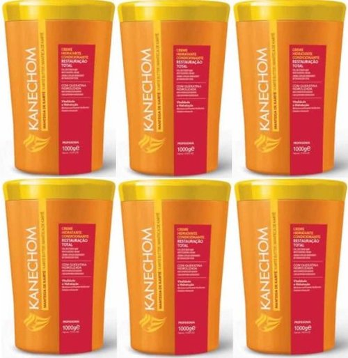 (Pack of 6) KANECHOM Ultimate Karite Butter-Shea Butter (Brazilian Treatment)