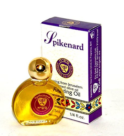 10 x Spikenard Anointing Oil 7.5 ml - 1/4oz From The Holyland Jerusalem (10 bottles)