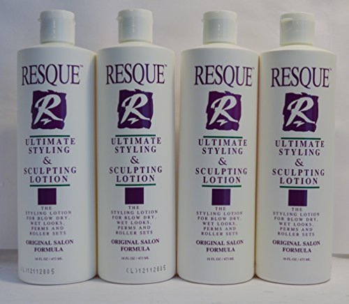 Resque Ultimate Styling & Sculpting Lotion 16oz (4 Pack)