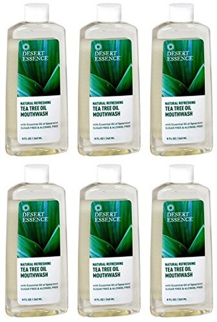 (6 PACK) - Desert Essence - Tea Tree Oil Mouthwash | 237ml | 6 PACK BUNDLE