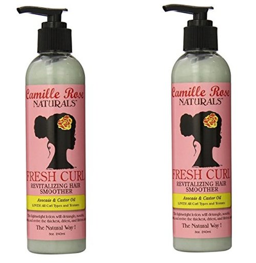 [ TRENDING PACK OF 2] CAMILLE ROSE NATURALS FRESH CURL REVITALIZING HAIR SMOOTHER, 8 OUNCE