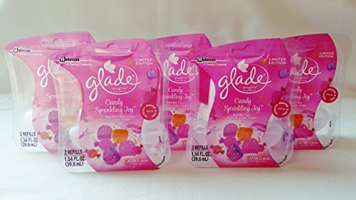 10 Glade Plugins Scented Oil Limited Edition Candy Sprinkling Joy Pomegranate