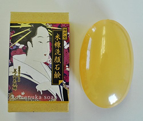 100 year komenuka bijin Rice Bran Facial Soap Bar 100g(ukiyoe package) Made in Japan