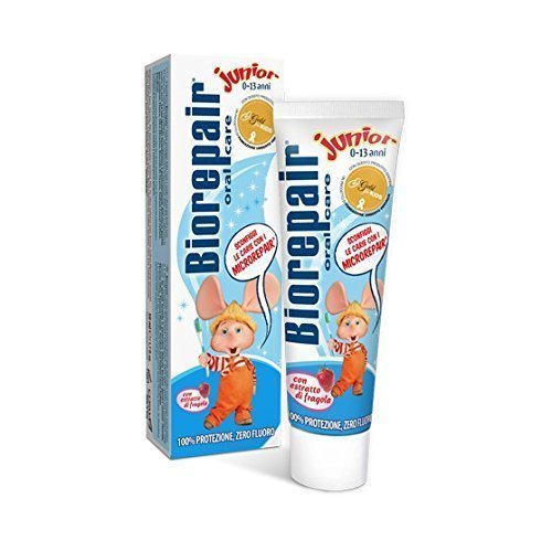 12pcs non flouride biorepair juniour kids microrepair toothpaste 50ml protect enamel & REPAIR from acid erosion and plaque files cracks / holes safe 0