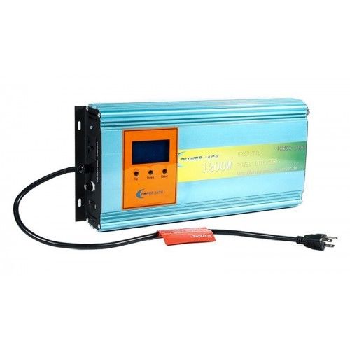 1200w grid tie power inverter dc 26.4-45v ac 220v for 24V solar panel+LCD,MPPT-W