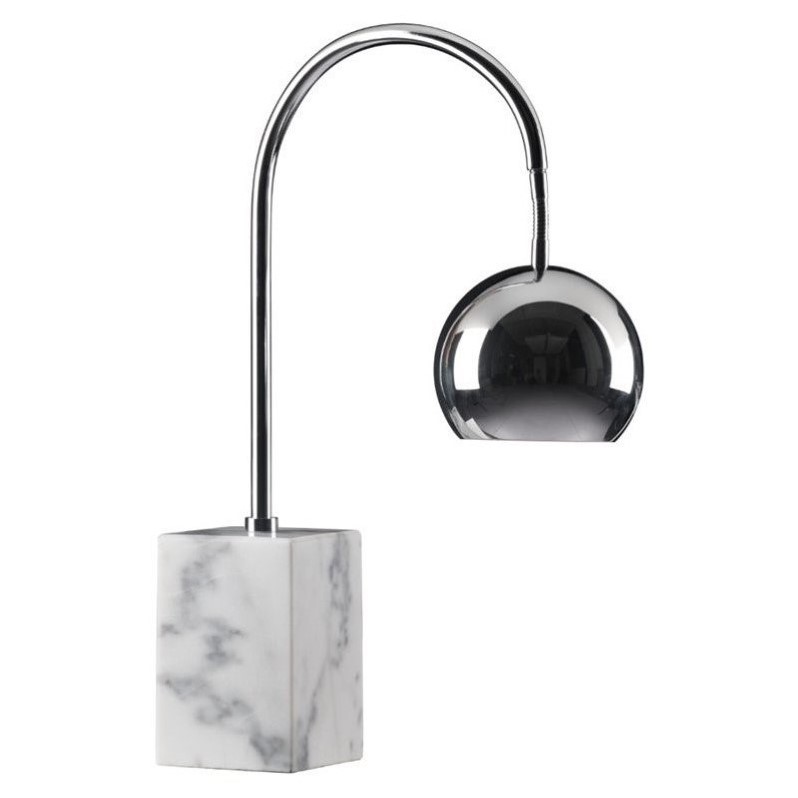 Zuo Run Marble Table Lamp in Chrome