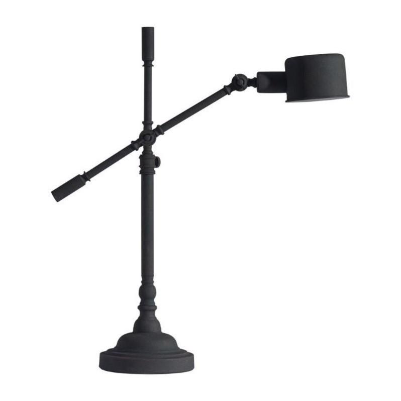 Zuo Turn Metal Table Lamp in Black