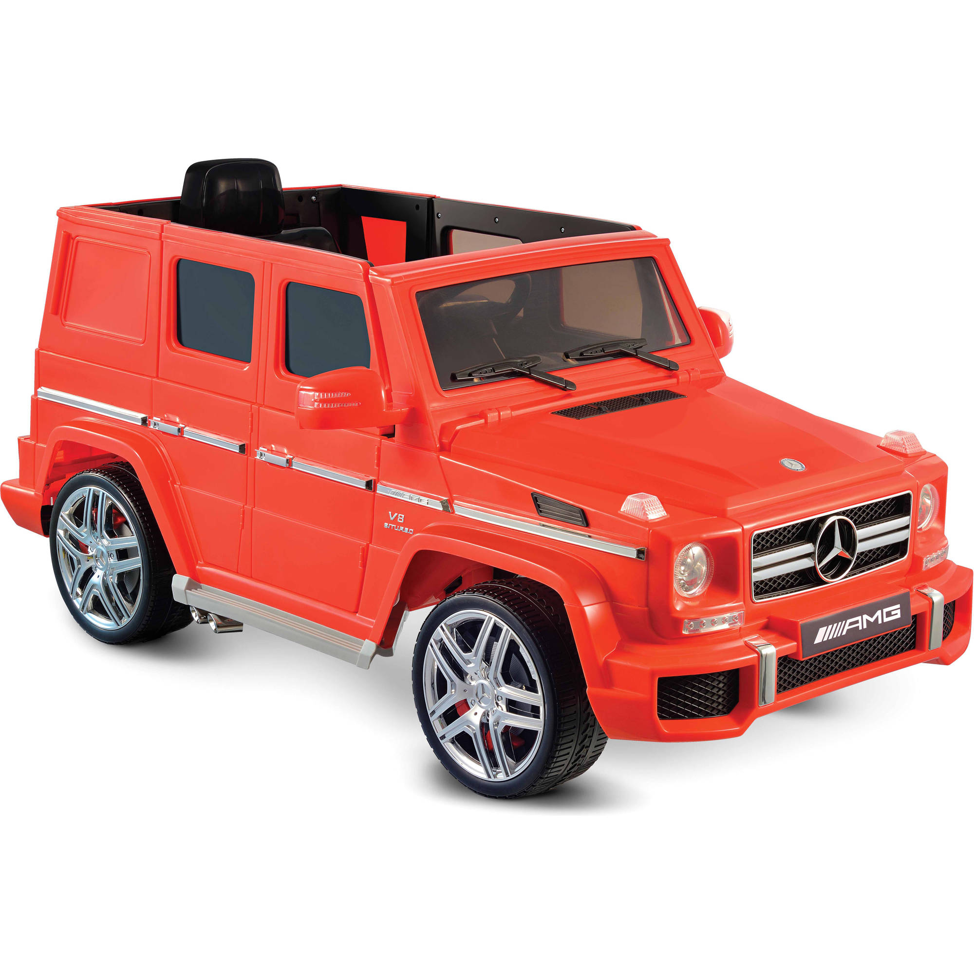 12V Mercedes Benz G63 AMG 1-Seater Battery-Powered Ride-On, Red