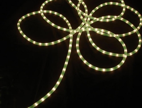 100 Lime Green Commercial Length Christmas Rope Light On a Spool - 6452174